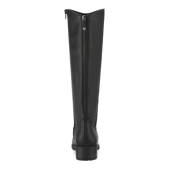 STYLE & COMPANY Womens Black Zipper Graciee Round Toe Block Heel Riding Boot 5 M - Picture 2 of 4